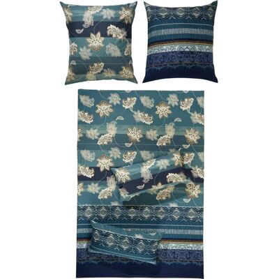 Erwin Müller Blaue Flanell Bettwäsche - Bettwäsche Erwin Müller Blaue Flanell Bettwäsche - Bettwäsche