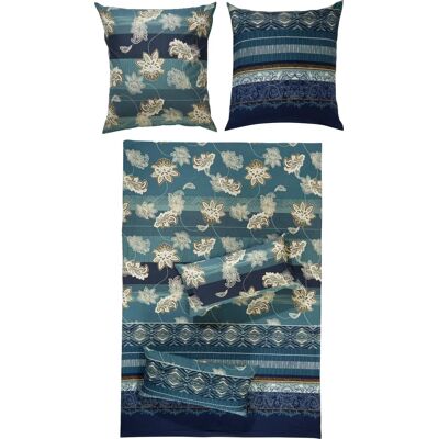 Erwin Müller Blaue Flanell Bettwäsche - Bettwäsche Erwin Müller Blaue Flanell Bettwäsche - Bettwäsche
