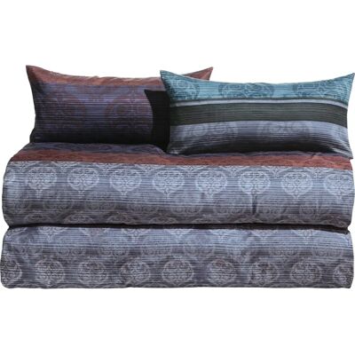 Erwin Müller - Mako-Satin Bettwäsche - Blau - 135x200 cm - Bedding set Erwin Müller - Mako-Satin Bettwäsche - Blau - 135x200 cm - Bedding set