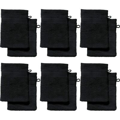 REDBEST - Chicago - Schwarz - 15x21 cm - Wash Mitt REDBEST - Chicago - Schwarz - 15x21 cm - Wash Mitt