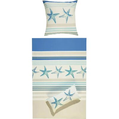 REDBEST - Renforcé Bettwäsche blau - 135x200 - 40x80 - Bedding set REDBEST - Renforcé Bettwäsche blau - 135x200 - 40x80 - Bedding set