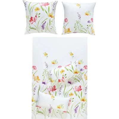 REDBEST Satin - Blumenmuster - 155x220 cm - Bedding REDBEST Satin - Blumenmuster - 155x220 cm - Bedding
