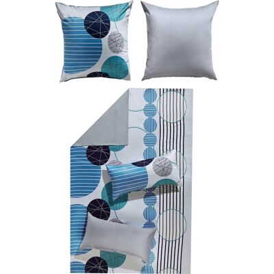 Erwin Müller - Mako-Satin Wendebettwäsche - Blau Erwin Müller - Mako-Satin Wendebettwäsche - Blau