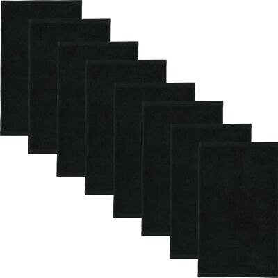 Erwin Müller - Heidenheim - Schwarz - 30x50 cm - Gästetuch Erwin Müller - Heidenheim - Schwarz - 30x50 cm - Gästetuch