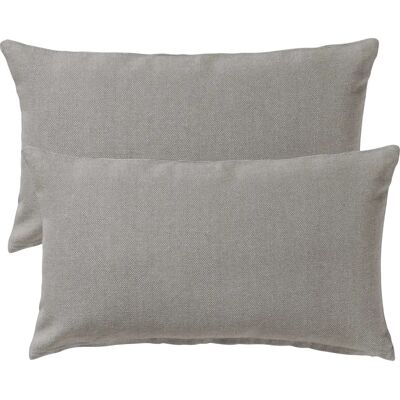 Erwin Müller London - grau - 30x50 cm - pillowcase Erwin Müller London - grau - 30x50 cm - pillowcase