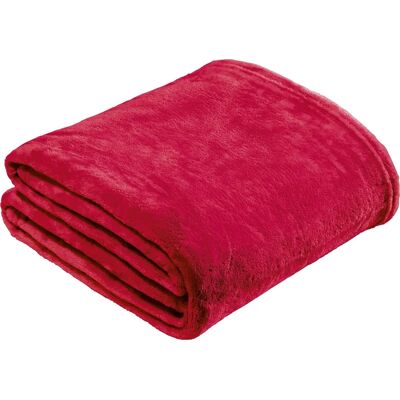 REDBEST Rote Fleece Wohndecke REDBEST Rote Fleece Wohndecke