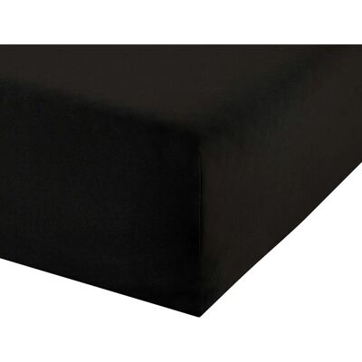 REDBEST Denver - 140x200/160x200 cm - Schwarz Spannbettlaken REDBEST Denver - 140x200/160x200 cm - Schwarz Spannbettlaken
