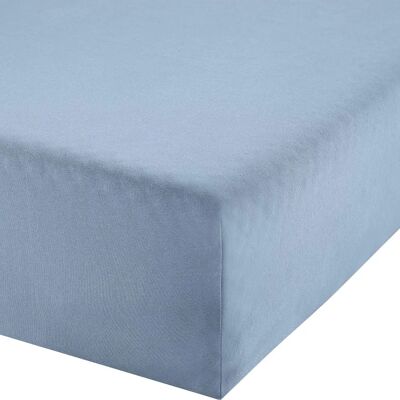 REDBEST - Denver - blau - 90x190 cm - Fitted Sheet REDBEST - Denver - blau - 90x190 cm - Fitted Sheet