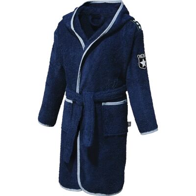Erwin Müller - Walk-Frottier Kinder-Bademantel - blau - 146/152 - bathrobe Erwin Müller - Walk-Frottier Kinder-Bademantel - blau - 146/152 - bathrobe