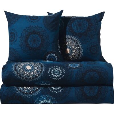 Erwin Müller Marke Modell Blau - 4-teiliges Bettwäsche-Set Erwin Müller Marke Modell Blau - 4-teiliges Bettwäsche-Set