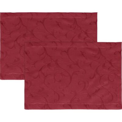 Erwin Müller Düsseldorf - rot - 35x50 - 2er-Pack Table placemat Erwin Müller Düsseldorf - rot - 35x50 - 2er-Pack Table placemat