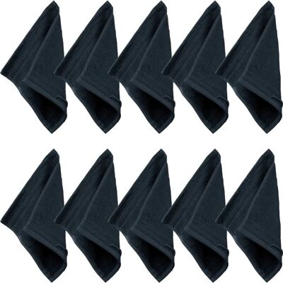 Erwin Müller Heidelberg Schwarz 30x30cm 10er-Pack - Seiftuch Erwin Müller Heidelberg Schwarz 30x30cm 10er-Pack - Seiftuch
