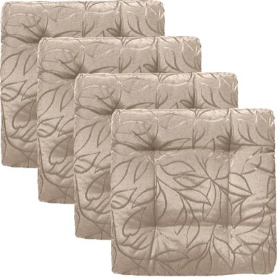 Erwin Müller - Terrassa - braun-beige - Outdoor-Stuhlkissen Erwin Müller - Terrassa - braun-beige - Outdoor-Stuhlkissen