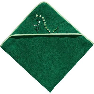 Erwin Müller - Dino Kapuzenbadetuch - Grün - 100x100 cm Erwin Müller - Dino Kapuzenbadetuch - Grün - 100x100 cm