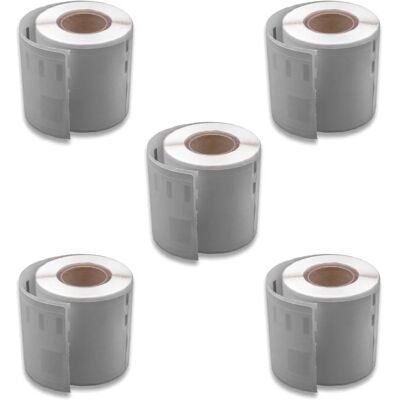 vhbw 5x Rouleau d'étiquettes 46mm x 78mm - Imprimante d'étiquettes - Publicité vhbw 5x Rouleau d'étiquettes 46mm x 78mm - Imprimante d'étiquettes - Publicité