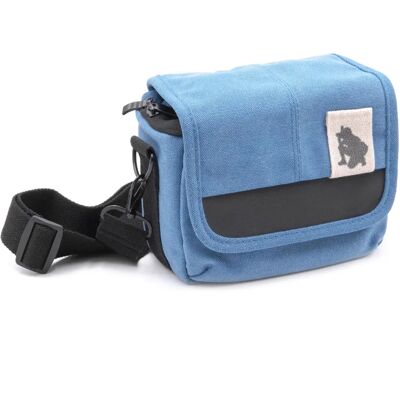 Sacoche pour appareil photo VHBW - Compatible avec Panasonic Lumix DMC-FZ1000, DC-TZ91 - Noir / Gris / Bleu - Publicité Sacoche pour appareil photo VHBW - Compatible avec Panasonic Lumix DMC-FZ1000, DC-TZ91 - Noir / Gris / Bleu - Publicité