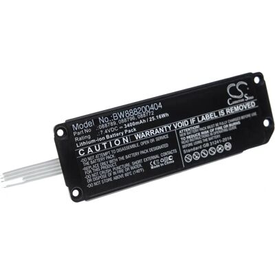 Batería vhbw para Bose SoundLink Mini 2 - 3400mAh, 7.4V Li-ion Batería vhbw para Bose SoundLink Mini 2 - 3400mAh, 7.4V Li-ion