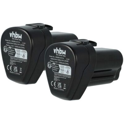 vhbw 2x Battery Compatible with Metabo PowerMaxx TLA LED, SB Basic, SLA LED, SSD - Battery vhbw 2x Battery Compatible with Metabo PowerMaxx TLA LED, SB Basic, SLA LED, SSD - Battery
