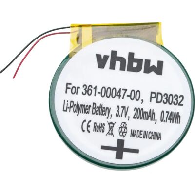 batteria vhbw compatibile Garmin - 200mAh Li-Polymer batteria vhbw compatibile Garmin - 200mAh Li-Polymer