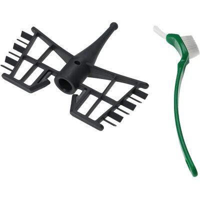 VHBW Silvercrest Monsieur Cuisine Connect Küchenmaschine - Butterfly-Aufsatz + Bürste, Dunkelgrau VHBW Silvercrest Monsieur Cuisine Connect Küchenmaschine - Butterfly-Aufsatz + Bürste, Dunkelgrau