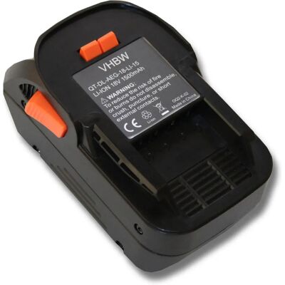 Batteria vhbw per strumenti AEG - 1500mAh 18V Li-Ion Nera Batteria vhbw per strumenti AEG - 1500mAh 18V Li-Ion Nera