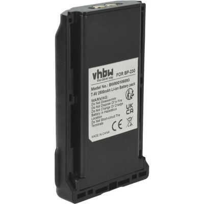 vhbw Akku für Icom BP-232WP - 2500mAh, 7,4V, Li-ion - Schwarz vhbw Akku für Icom BP-232WP - 2500mAh, 7,4V, Li-ion - Schwarz