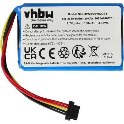 vhbw Batteria TomTom - 1100 mAh, 3.7 V - Batteria GPS vhbw Batteria TomTom - 1100 mAh, 3.7 V - Batteria GPS