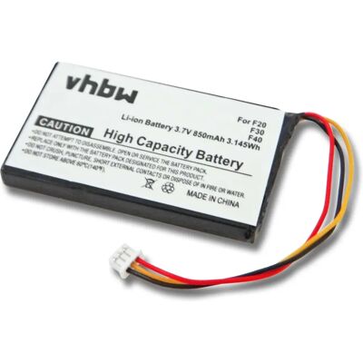 vhbw Sostituzione Batteria Navman - Batteria GPS - 850mAh 3,7V vhbw Sostituzione Batteria Navman - Batteria GPS - 850mAh 3,7V