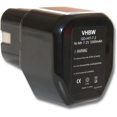 vhbw Hitachi Akku - Hochkapazität NiMH 7,2V 3300mAh vhbw Hitachi Akku - Hochkapazität NiMH 7,2V 3300mAh