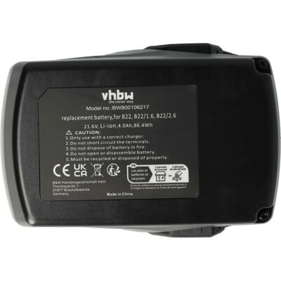 vhbw Batteria Hilti 2x 4000mAh Li-Ion - Nero - Batteria vhbw Batteria Hilti 2x 4000mAh Li-Ion - Nero - Batteria