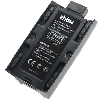 Batería para dron vhbw Parrot Bebop 2 Power - 4150mAh, 11.4V, Li-Polymer Batería para dron vhbw Parrot Bebop 2 Power - 4150mAh, 11.4V, Li-Polymer