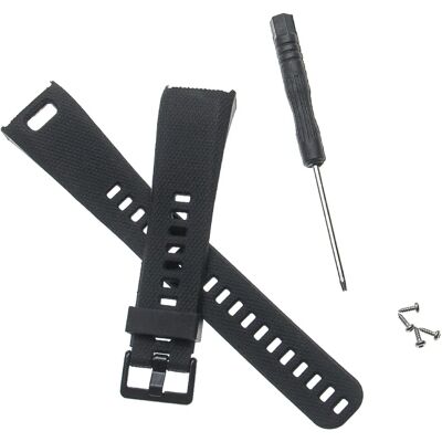Bracelet de remplacement VHBW pour Garmin Vivosmart HR - TPU Noir - Publicité Bracelet de remplacement VHBW pour Garmin Vivosmart HR - TPU Noir - Publicité