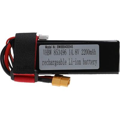 VHBW Battery - 2200mAh 14.8V Li-Polymer for RC Model - Battery VHBW Battery - 2200mAh 14.8V Li-Polymer for RC Model - Battery