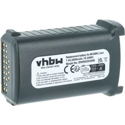 vhbw Batería compatible con Symbol MC9000, MC9050, MC9060 - Escáner de Mano vhbw Batería compatible con Symbol MC9000, MC9050, MC9060 - Escáner de Mano