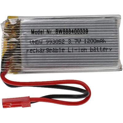 Batteria vhbw 1200mAh 3,7V Li-Polymer - Per Modellismo Batteria vhbw 1200mAh 3,7V Li-Polymer - Per Modellismo