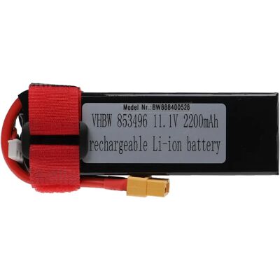 Batteria vhbw 2200mAh 11,1V Li-Polimero - Modellismo - Auto da corsa, elicottero, aereo Batteria vhbw 2200mAh 11,1V Li-Polimero - Modellismo - Auto da corsa, elicottero, aereo
