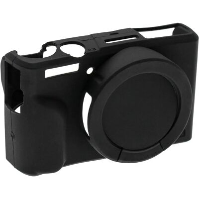 Étui pour appareil photo Canon PowerShot G7X Mark III - Silicone, Noir - Type d'appareil Étui pour appareil photo Canon PowerShot G7X Mark III - Silicone, Noir - Type d'appareil