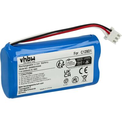 vhbw Batteria per Bang & Olufsen BeoPlay P6 - 3400mAh, 7,4V, Nero vhbw Batteria per Bang & Olufsen BeoPlay P6 - 3400mAh, 7,4V, Nero