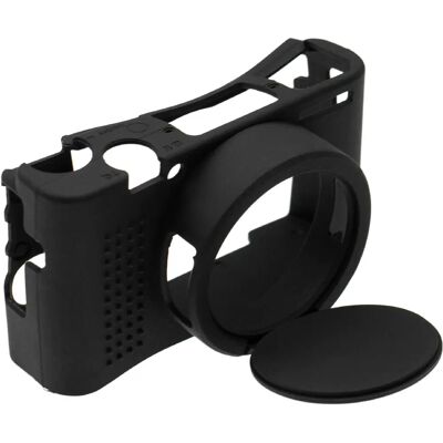 Étui pour appareil photo vhbw pour Sony DSC-RX100M7 - Silicone noir - Protection de l'objectif Étui pour appareil photo vhbw pour Sony DSC-RX100M7 - Silicone noir - Protection de l'objectif