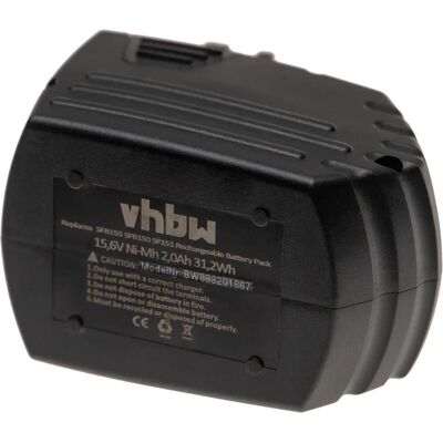 Batteria vhbw NiMH 15,6V 2000mAh per strumenti Hilti SF150 SF151 SFH151 Batteria vhbw NiMH 15,6V 2000mAh per strumenti Hilti SF150 SF151 SFH151