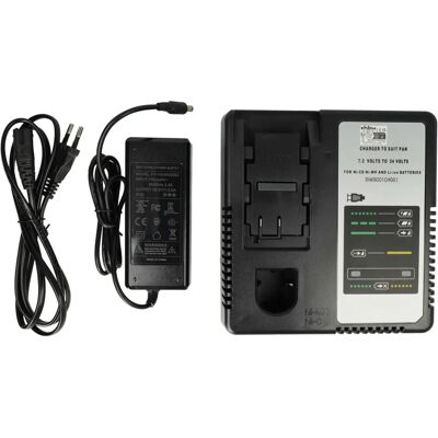 vhbw Chargeur pour Batteries Panasonic - 120W, 7.2-24V, Ni-Cd/NiMH/Li-ion vhbw Chargeur pour Batteries Panasonic - 120W, 7.2-24V, Ni-Cd/NiMH/Li-ion