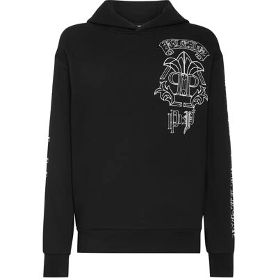 Philipp Plein Hoodie Zwart / Wit - Hoodies Philipp Plein Hoodie Zwart / Wit - Hoodies