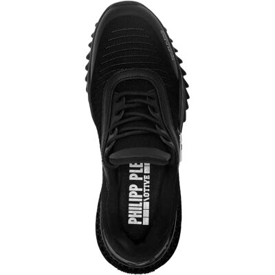 Philipp Plein Hexagon Low-Top Sneaker - Runner - Schwarz - Schuh Philipp Plein Hexagon Low-Top Sneaker - Runner - Schwarz - Schuh