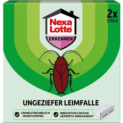 Nexa Lotte 2025 Ungeziefer Leimfalle - Kakerlake, Silberfisch, Käfer Nexa Lotte 2025 Ungeziefer Leimfalle - Kakerlake, Silberfisch, Käfer