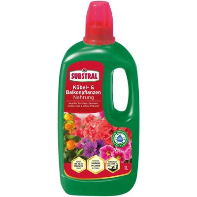 SUBSTRAL Tartósítószer növényeknek konténerben és balkonon, 1 liter SUBSTRAL Tartósítószer növényeknek konténerben és balkonon, 1 liter
