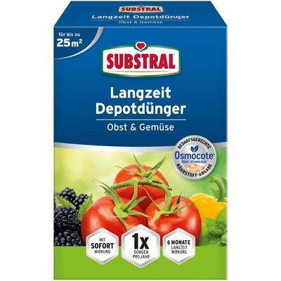 Engrais longue durée SUBSTRAL pour fruits et légumes - 750 g - Publicité Engrais longue durée SUBSTRAL pour fruits et légumes - 750 g - Publicité