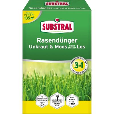 SUBSTRAL Rasendünger - Unkraut & Moos, 4 kg SUBSTRAL Rasendünger - Unkraut & Moos, 4 kg