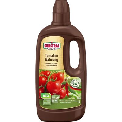SUBSTRAL Naturen Bio Paradicsom Tápanyag - Organikus Folyékony Trágya Paradicsomnak, Fűszernövényeknek, Paprikának és Chilinek - 1L SUBSTRAL Naturen Bio Paradicsom Tápanyag - Organikus Folyékony Trágya Paradicsomnak, Fűszernövényeknek, Paprikának és Chilinek - 1L