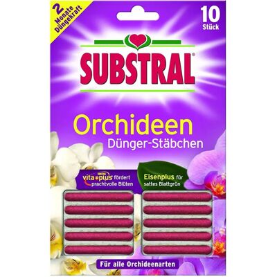 Substral Sticks d'engrais pour orchidées - Favorise la floraison, 10 pcs - Publicité Substral Sticks d'engrais pour orchidées - Favorise la floraison, 10 pcs - Publicité