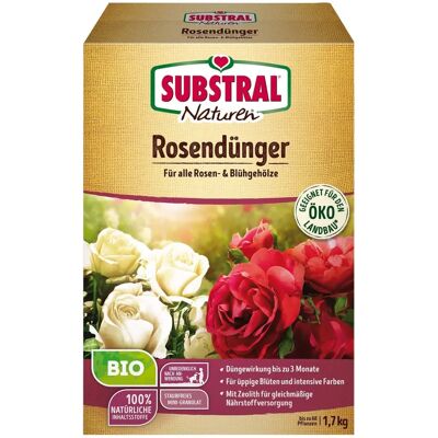 SUBSTRAL Naturen Rózsa műtrágya organikus - Műtrágya rózsáknak SUBSTRAL Naturen Rózsa műtrágya organikus - Műtrágya rózsáknak